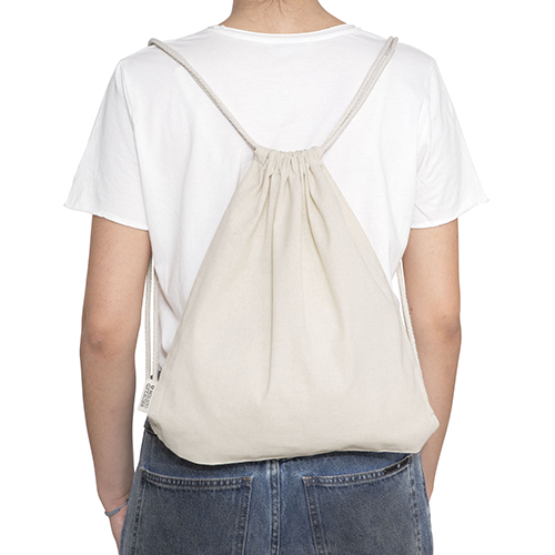 Bolsa mochila de algodón 