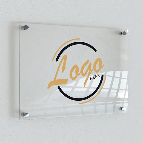 Letrero acrílico personalizado