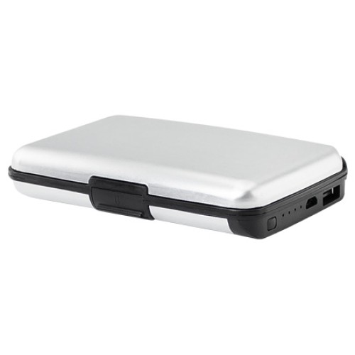 Porta-Tarjetas Anti-Clonación RFID con Power Bank