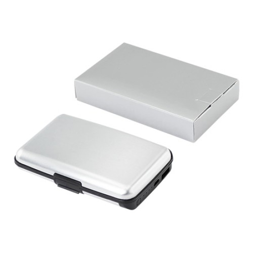 Porta-Tarjetas Anti-Clonación RFID con Power Bank