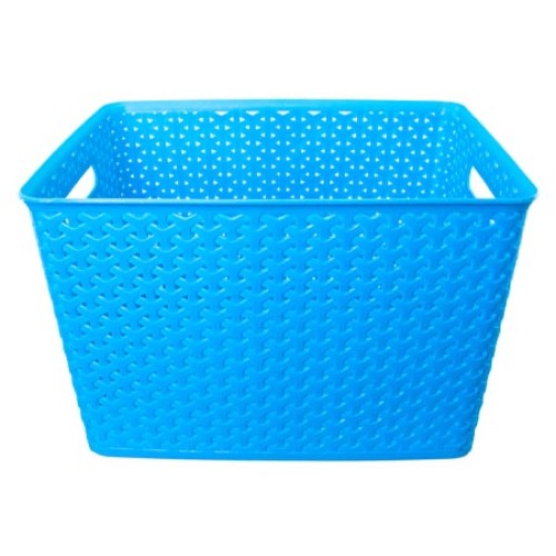 Canasto plástico 24 lt con tapa