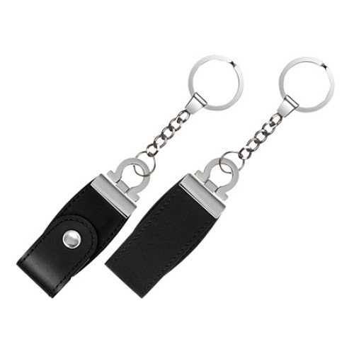 Llavero-Pendrive 4GB Simil Cuero