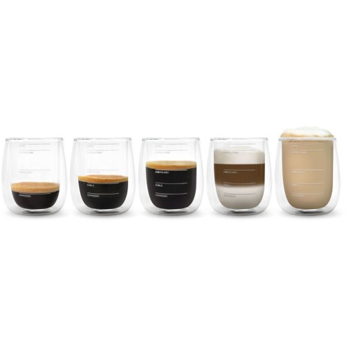 Set de vasos de vidrio 