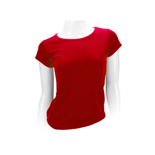 Polera Manga Corta Poliéster Mujer