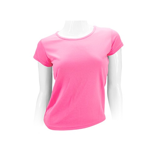 Polera Manga Corta Poliéster Mujer