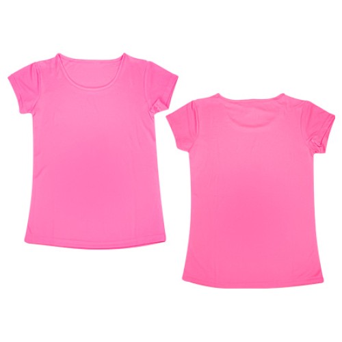 Polera Manga Corta Poliéster Mujer