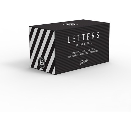 Set de letras para cartelera LETTERS 3/4
