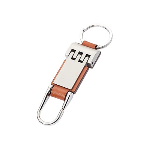 Llavero de Metal-Cuero Premium