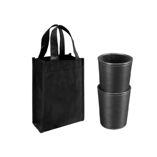 Set de 2 Cachos de PU Negro