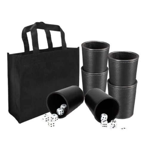 Set de 6 Cachos de PU Negro