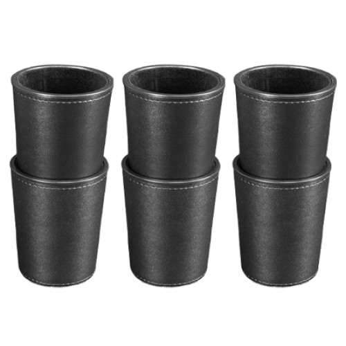Set de 6 Cachos de PU Negro