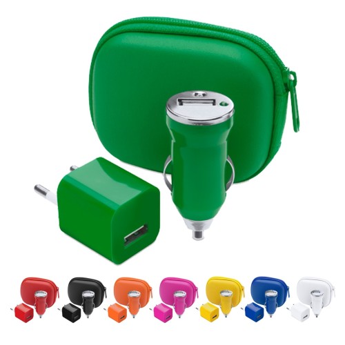 Set Cargadores USB Canox