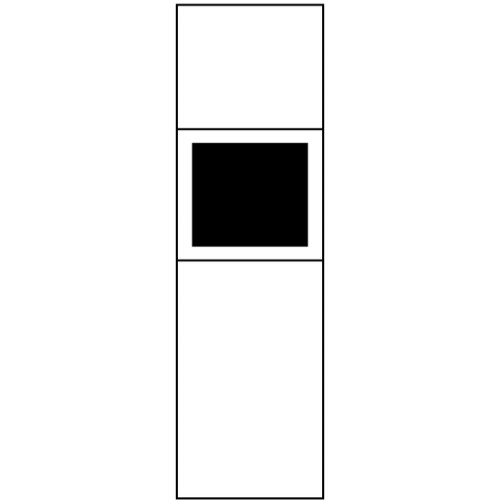 Trofeo de cristal rectangular
