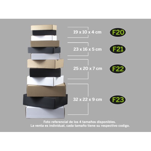 Caja autoarmable 19x10x4 cm