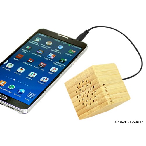 USB Parlante de Bamboo