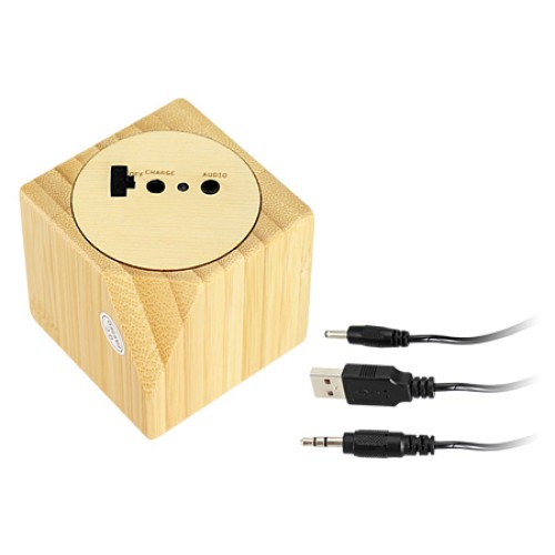 USB Parlante de Bamboo