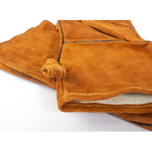 Par de Guantes de Cuero Gamuza