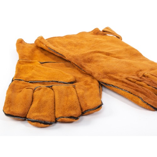 Par de Guantes de Cuero Gamuza