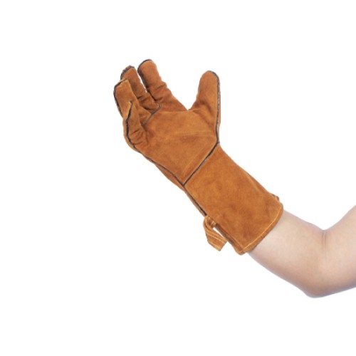 Par de Guantes de Cuero Gamuza