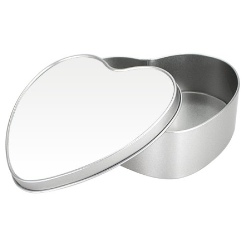 Caja Metálica Corazón Sublimación