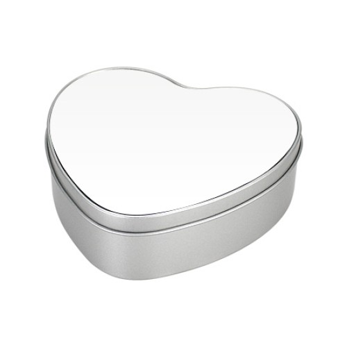 Caja Metálica Corazón Sublimación