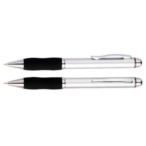 Bolígrafo Plástico Qasar Silver