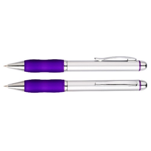 Bolígrafo Plástico Qasar Silver
