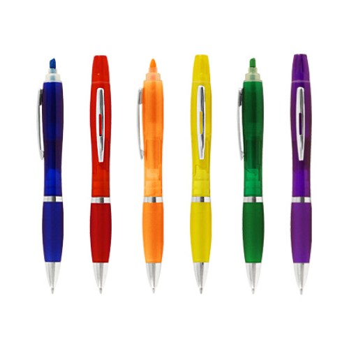 Bolígrafo con Destacador Wind Color