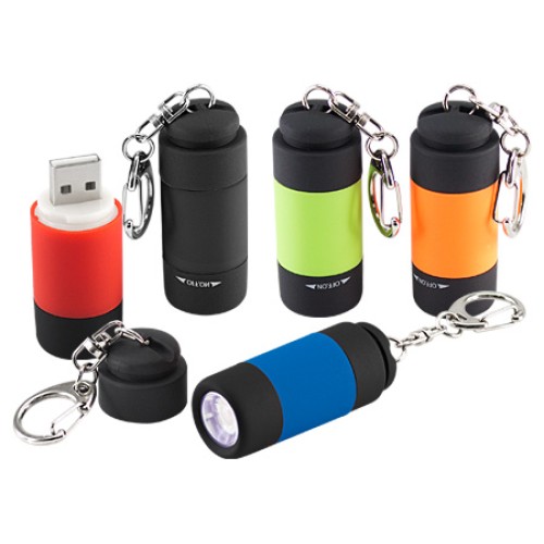Llavero-Linterna LED Cargador USB