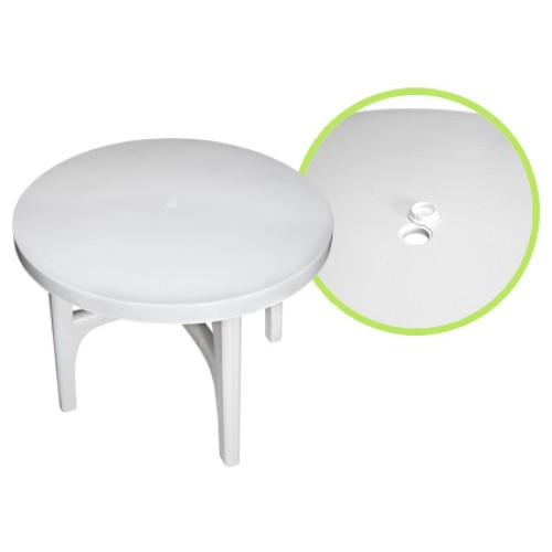 Mesa Plástica Redonda