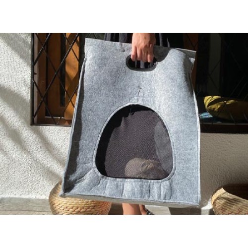 Bolso de Fieltro Porta-Mascota