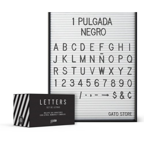 Set de letras para cartelera LETTERS 1