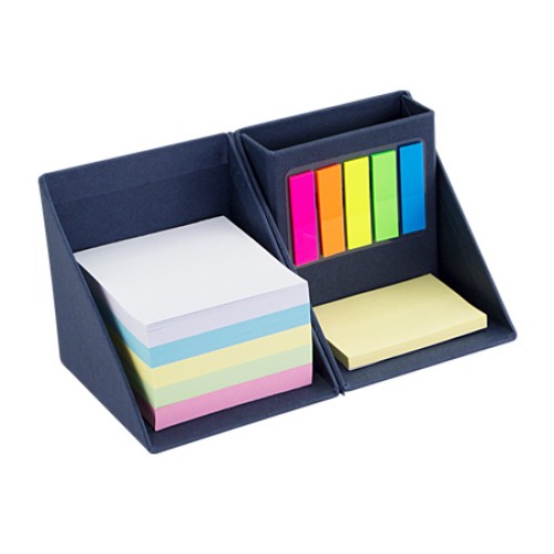 Memo Set Cubo Ecológico con Porta-Lápices