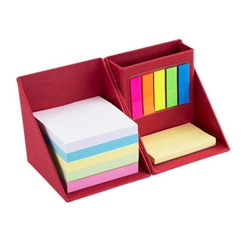 Memo Set Cubo Ecológico con Porta-Lápices
