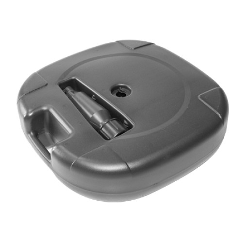 Base plástica rellenable