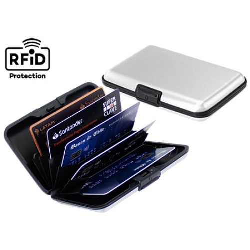 Porta-Tarjetas Anti-Clonación RFID
