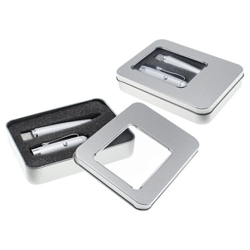 Bolígrafo Láser con Pendrive 8GB
