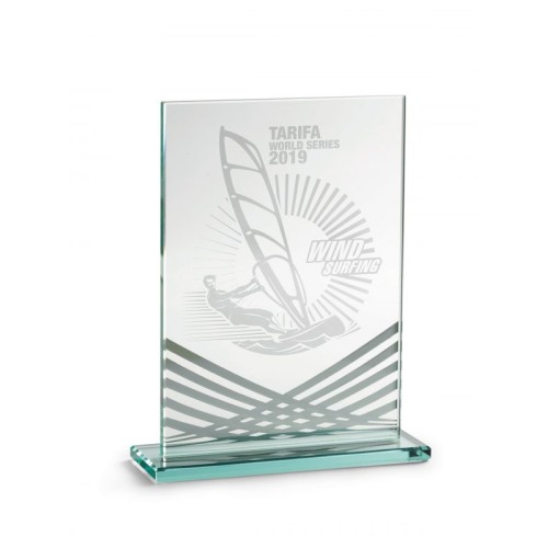 Galvano cristal Rectangular Jade 2353
