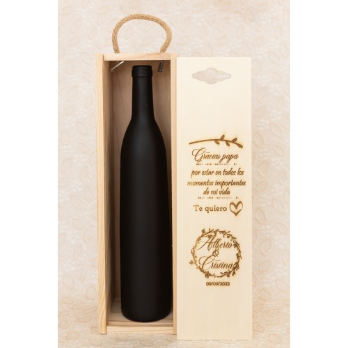 Caja Madera 1 Vino