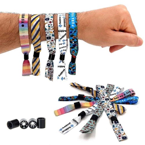 Pulsera Textil con Cierre Seguridad