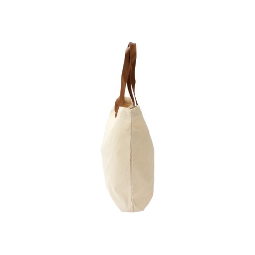 Bolsa de Compras 10oz Canvas asas Cuero