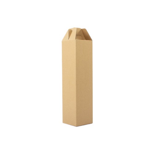 Caja autoarmable con asas, para 1 botella de Vino