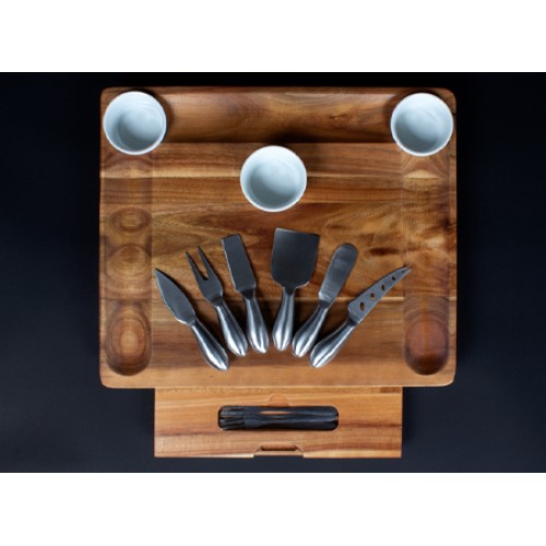 Tabla de Quesos con 12 Herramientas