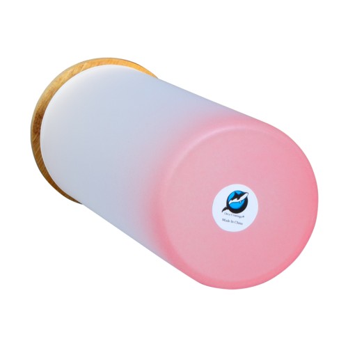 Botella Vidrio Borosilicato Sublimación, tapa Bamboo