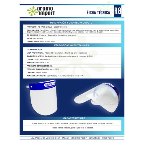 Face Shield - Escudo Facial