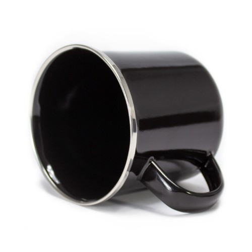 Tazón Enlozado Negro 350 ml
