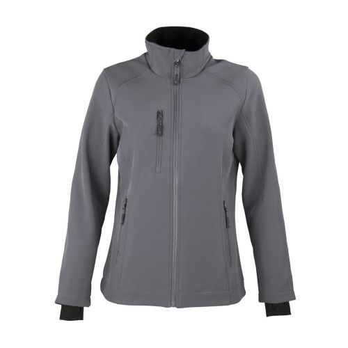 CHAQUETA SOFTSHELL RHELMU MANGA LARGA MUJER