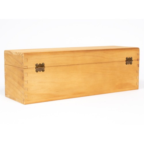 Caja de Madera Natural para Vino