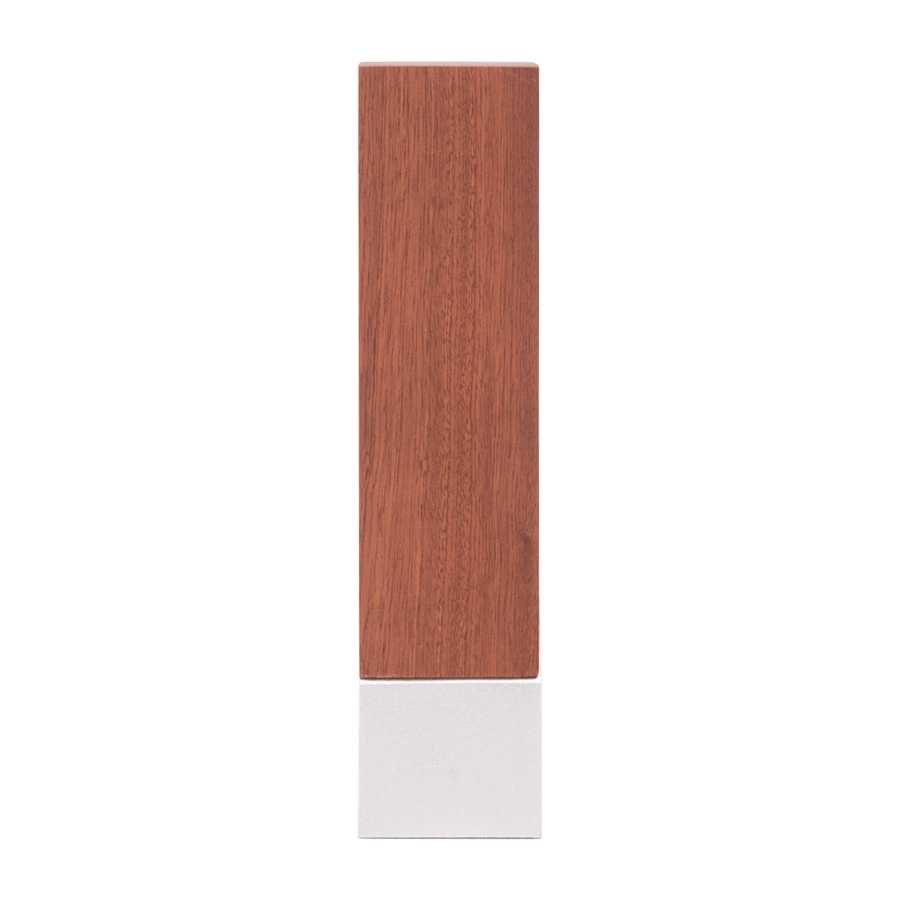 Bloque Trofeo de Acero y Madera 